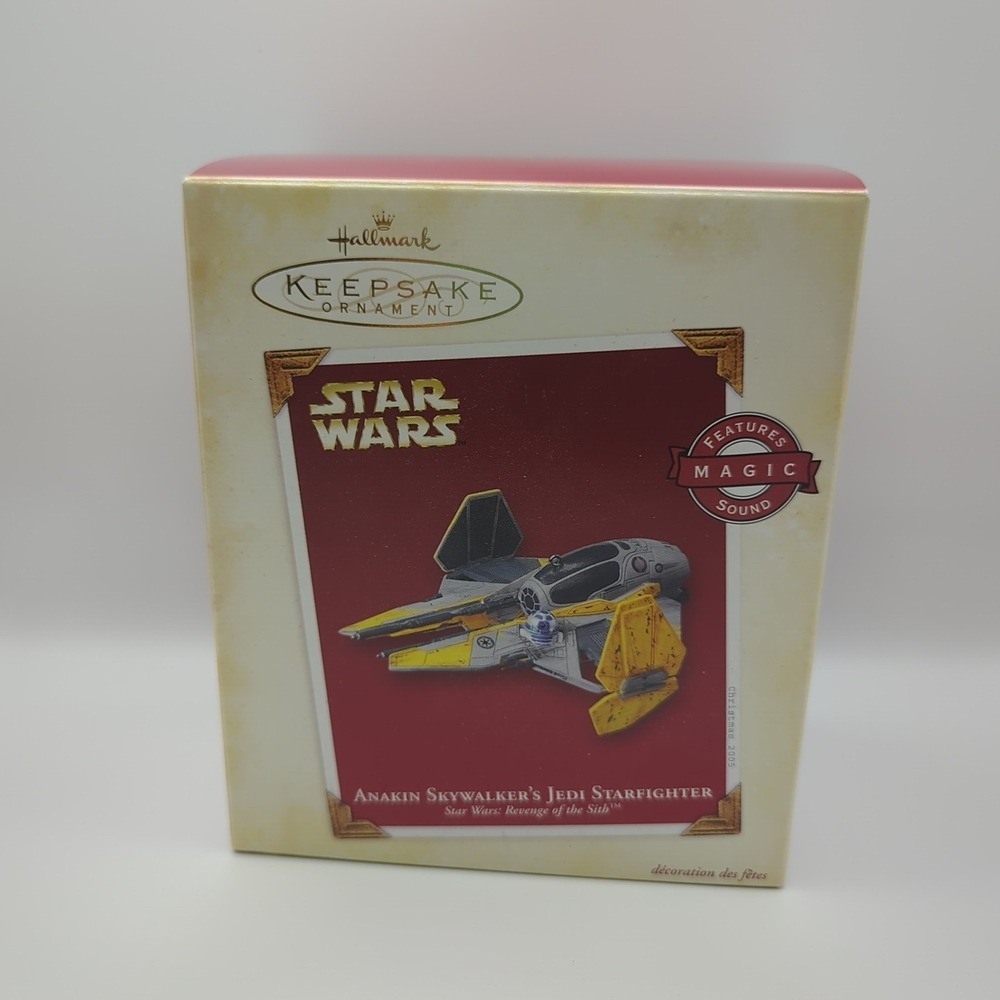 Hallmark Keepsake 2005 Anakin Skywalkers Jedi Starfighter Ornament NIB‎